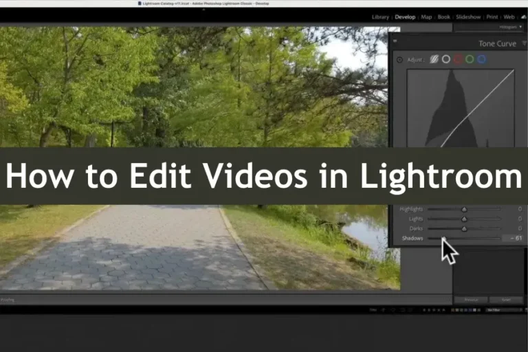 How to Edit Videos in Lightroom