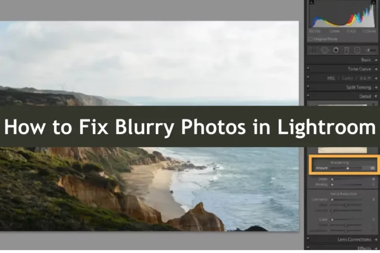 How to Fix Blurry Photos in Lightroom