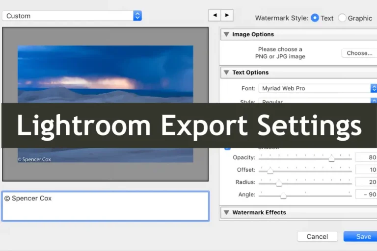 The Best Lightroom Export Settings for High-Quality Images