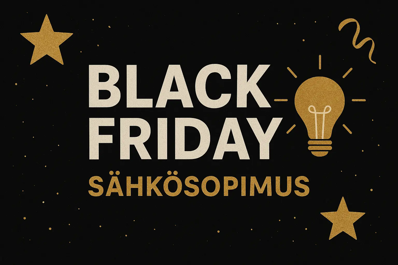 Black Friday sähkösopimus