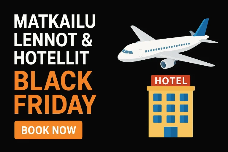 Matkailu Lennot & Hotellit Black Friday